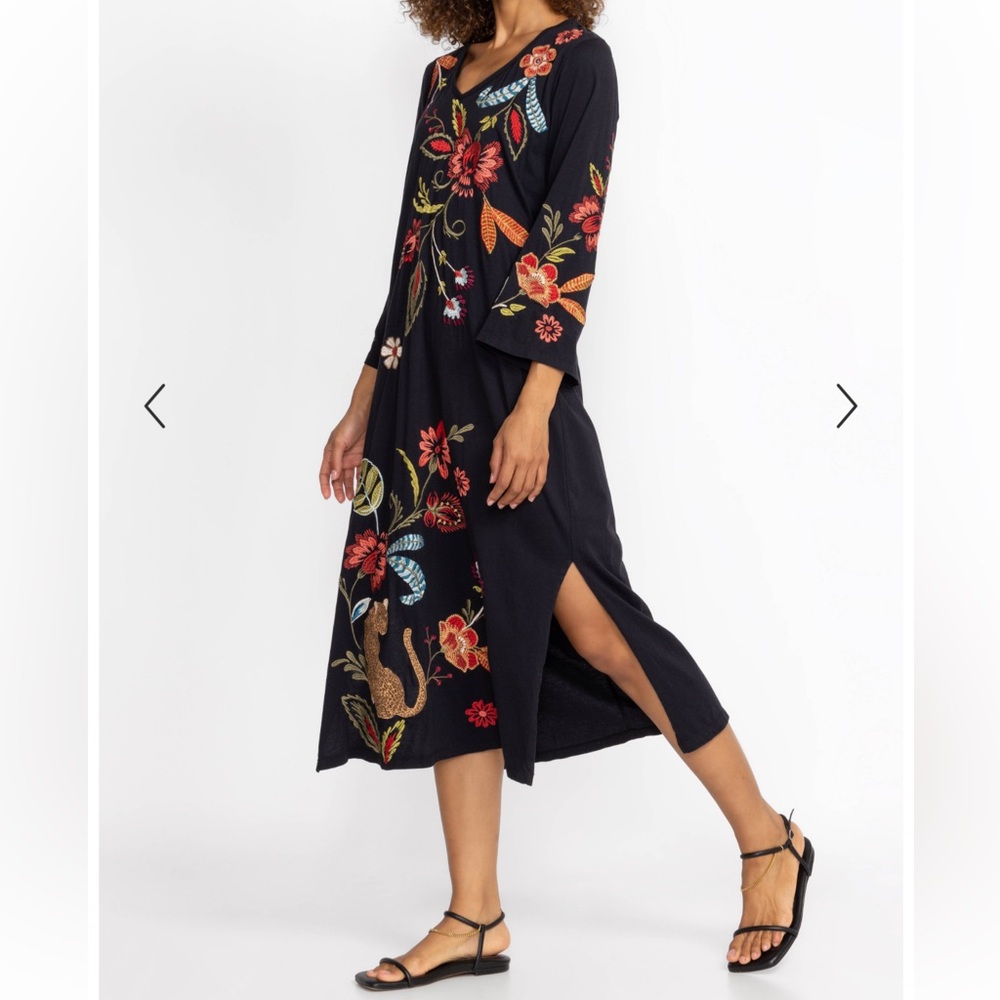 JOHNNY WAS ISABELLA KIMONO SLEEVE TEE DRESS Size M - Picture 5 of 15
